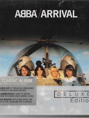 ABBA Arrival Deluxe Edition CD/DVD Digipak Combo 28-page Booklet Import